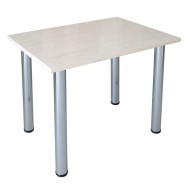Masa cu picioare crom si blat marmura 28mm Masa cu picioare crom si blat marmura 28mm